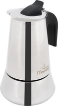 Any Morning Koffie Percolator - Espressomaker voor Inductie Kookplaat - Koffiemaker - Koffiezetapparaat - Mokkapot - Koffiemaker - 6 Kopjes Koffie - RVS - 300 ml