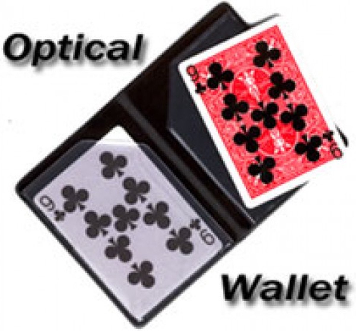 Goocheltruc magisch kaarten mapje optical wallet