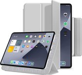 Mobiq - Etui folio magnétique iPad 10,9 pouces 2022 - gris