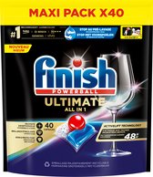 Finish Ultimate All in One Regular Tablettes pour lave-vaisselle - 40 Tabs
