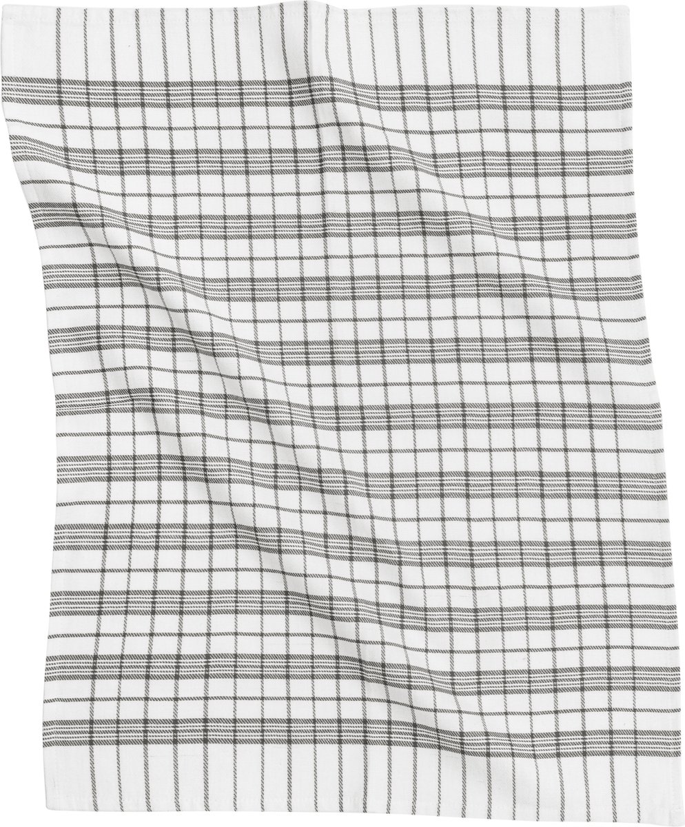 Tiseco Home Studio - Keukenhanddoek HERCULES - 100% katoen - met ophanglus - ultra-absorberend - sneldrogend- duurzaam materiaal - 50x70 cm - Grijs