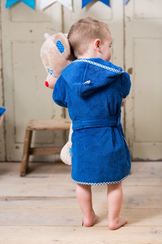Baby badjas Lief Lifestyle! Badjas Blauw 1-2 jaar - jongens van Merkloos — afbeelding 4