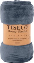 Tiseco Home Studio - Plaid COSY - microflannel - 220 g/m² - 150x200 cm - Bluestone