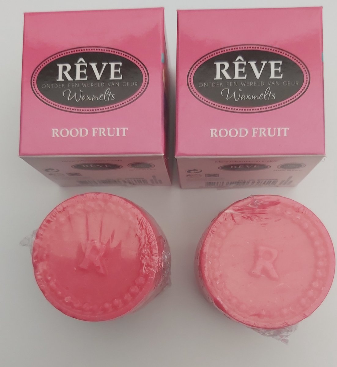 Rêve - Waxmelts - Rood fruit - 12 stuks