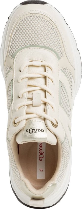 S.Oliver dames sneakers wit zilver online bestellen