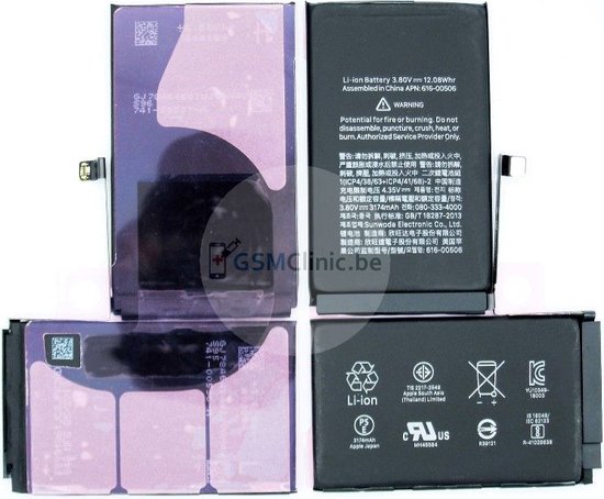 Batterij vervangen voor Apple Apple iPhone XS Max Accu / 616-00499 / 3174  mAh | bol.com