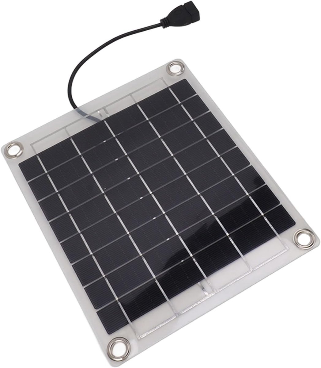 Mini Solar Panel Huismachine - 20W Dubbelzijdig Zonnepaneel - Drijvende Waterverdamper en Draagbare Mini Spray Vernevelaar met USB Opladen voor Thuis en Auto
