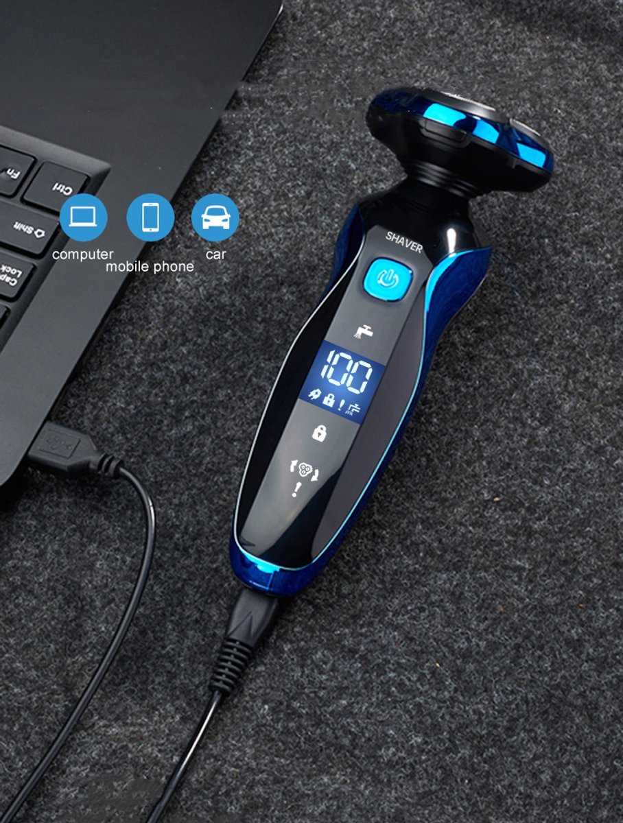 Scheerapparaat Oplaadbare Scheerapparaat Waterdicht Nat - afbeelding 2