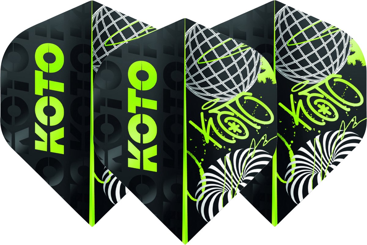 KOTO Rebel Royale Neon NO2 - Dart Flights