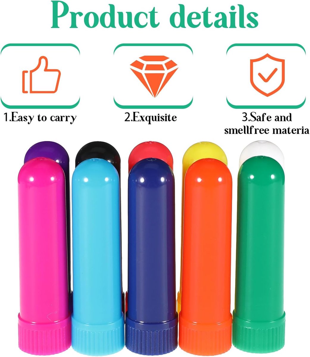 10 stuks geurstiften voor etherische oliën - neusinhalator pen - geurstaafjes voor neus - inhaleerstift voor aromatherapie en parfum - geurige wellness producten — cadeau in Cadeau-ideeën - foto 6