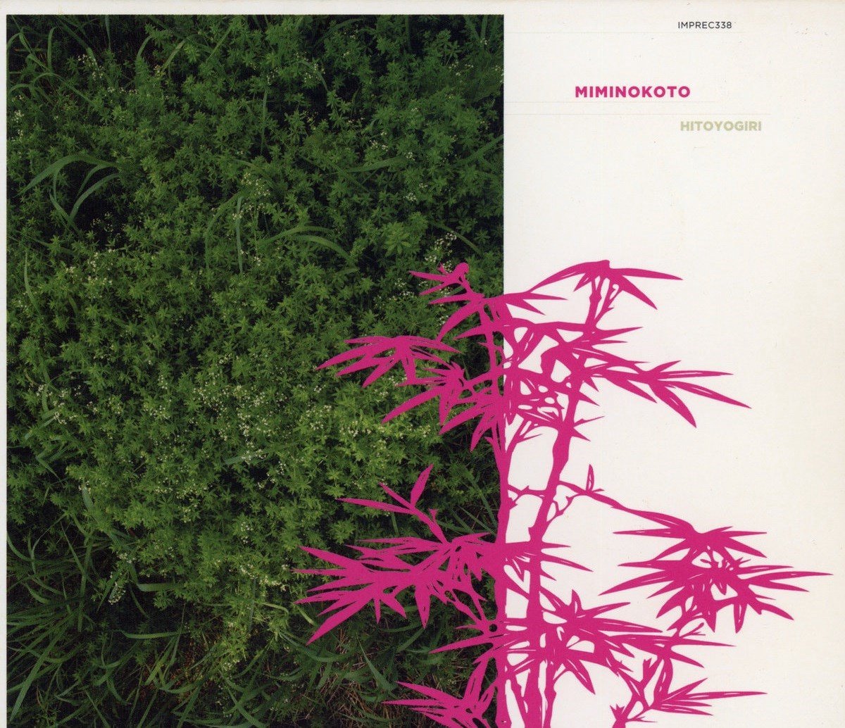 Miminokoto - Hitoyogiri (CD)