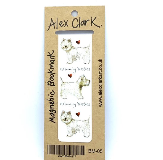 Alex Clark Bienvenue aux Westies Marque-page magnétique ~ Marque-page magnétique chiens