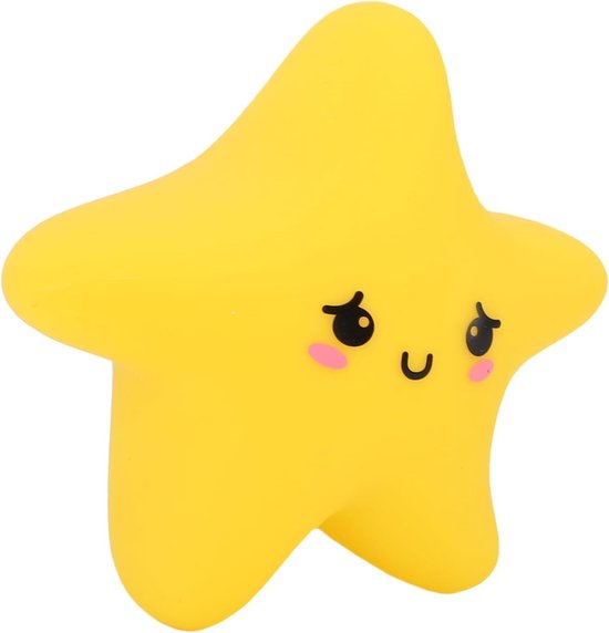 Siliconen Nachtlicht Kleine Magnetische Absorberende Zachte Decor Decoratielamp voor Slaapkamer Kinderkamer, Vloerlampen (Stervormig) van Merkloos — afbeelding 2