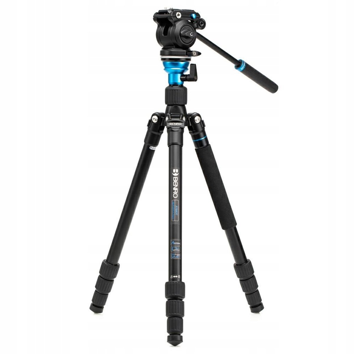 Benro Standief A1683TS2PRO: Compact Video Standief met S2PRO Kop