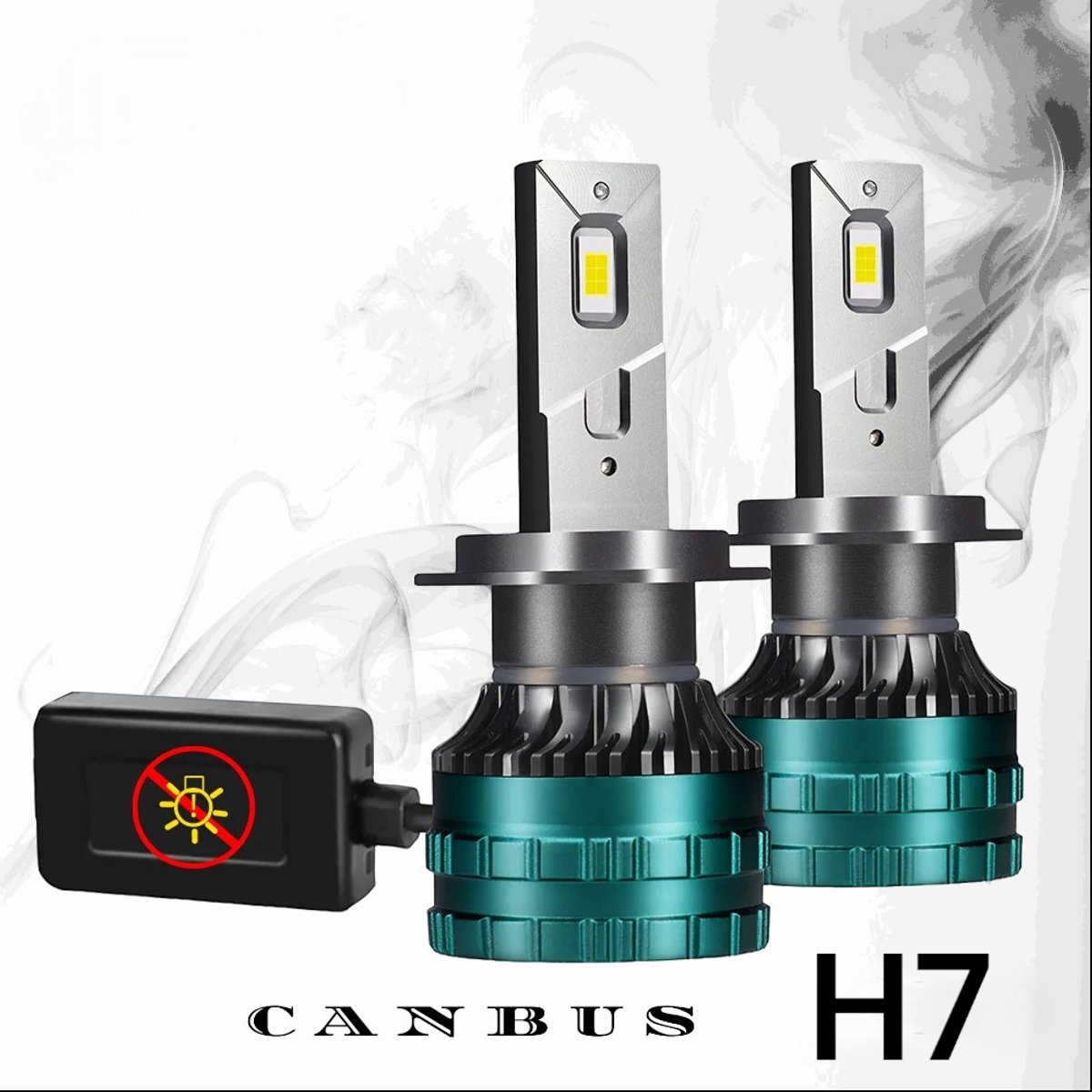 HaloVision Turbo LED Mist Licht Koplampen H7 H11 – 150W 30000Lm 6000K Helder Wit – Canbus Plug en Play Dimlicht Mistlicht LED Set van 4 Autolampen