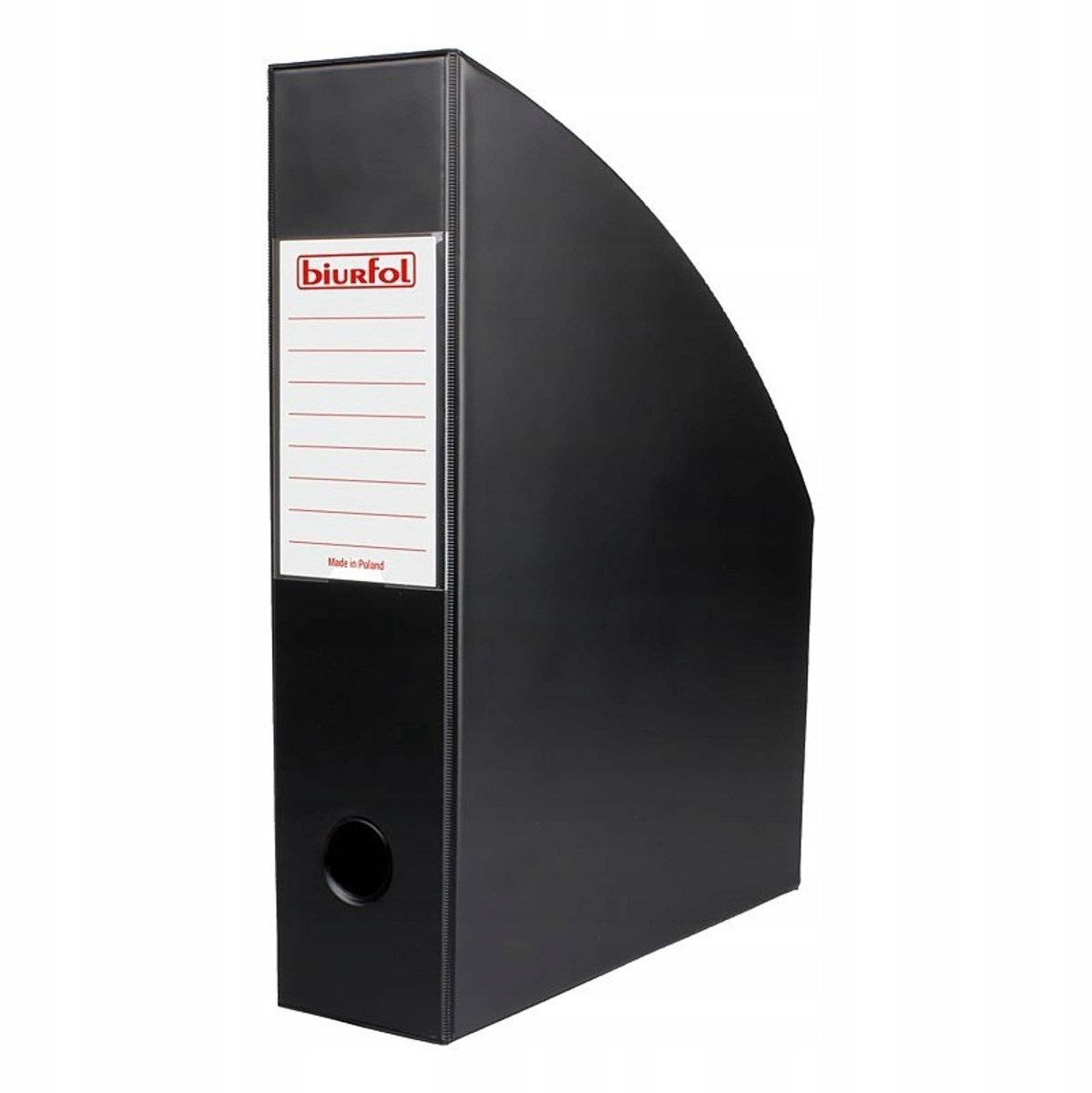 Biurfol Documenten Organizer PVC A4 Zwart 7cm