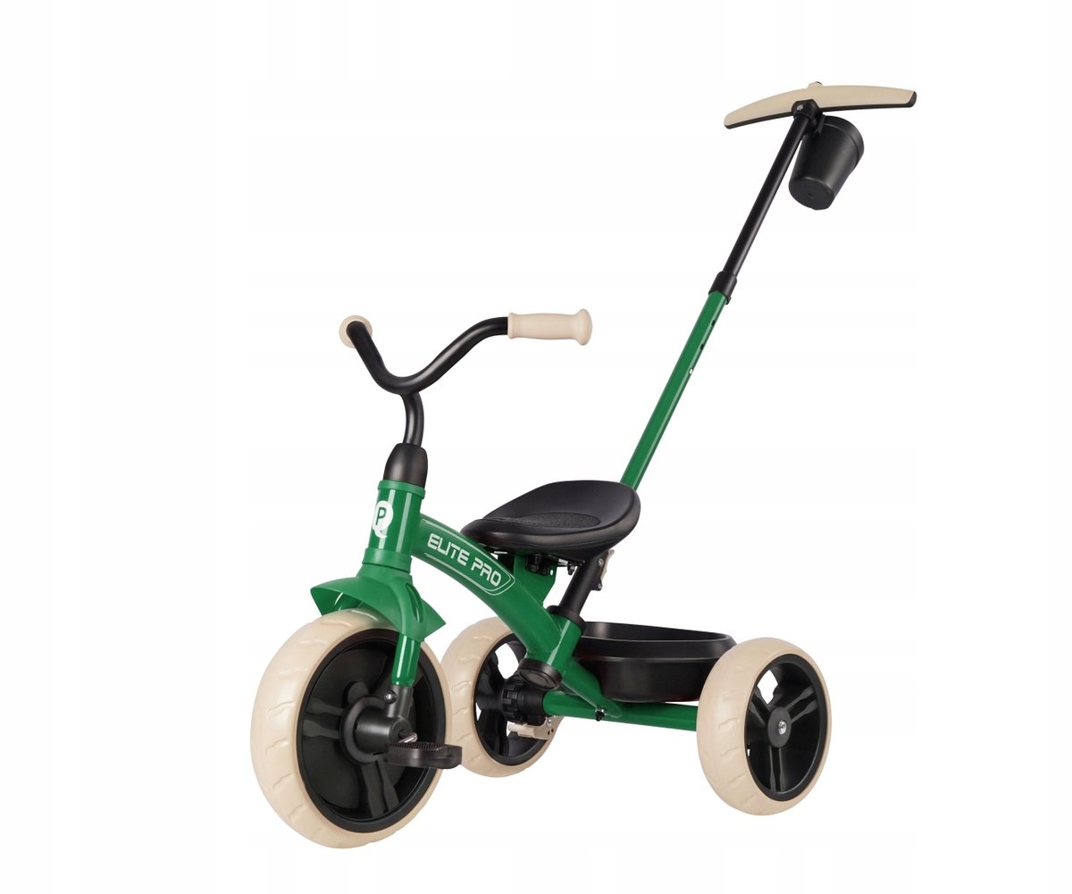 Qplay Elite Pro Driewieler Groen - Veilig in Comfortabel