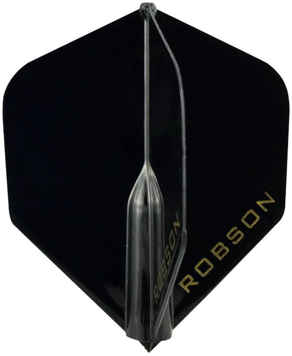 Bull's Robson Plus Flight Std. - Black - Dart Flights