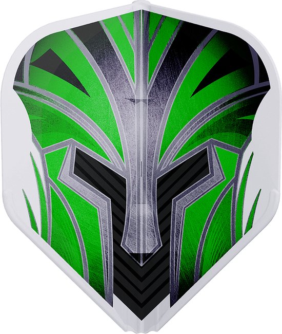 L-STYLE EZ L1 PRIME SERIES GREEN CLEAR WHITE - DART FLIGHTS van L-Style — afbeelding 2