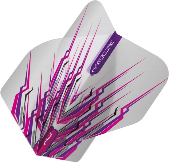 Red Dragon Peter Wright Hardcore Mohawk Purple - Dart Flights van Merkloos — afbeelding 3