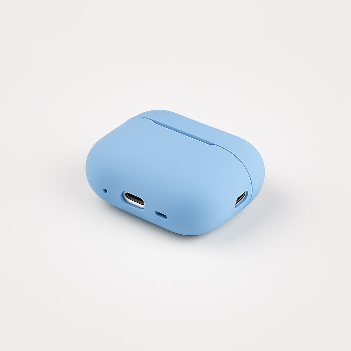 Hoesje voor de AirPods Pro 3 in de kleur Blauw - TCH - Beschermhoes - Siliconen - Case - Soft case