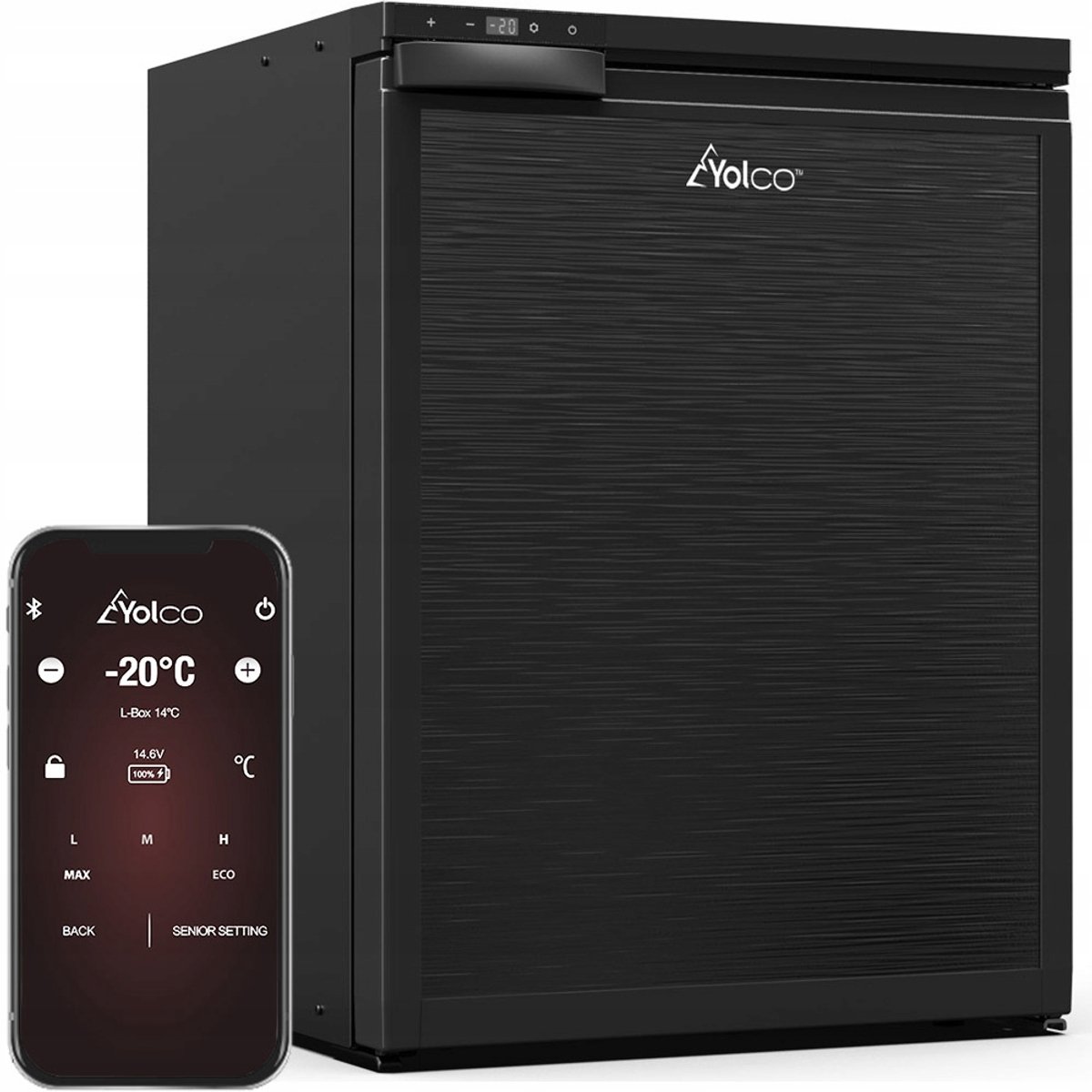 Yolco KL65N Compressorkoeling 59L voor Camper - Inbouwbaar