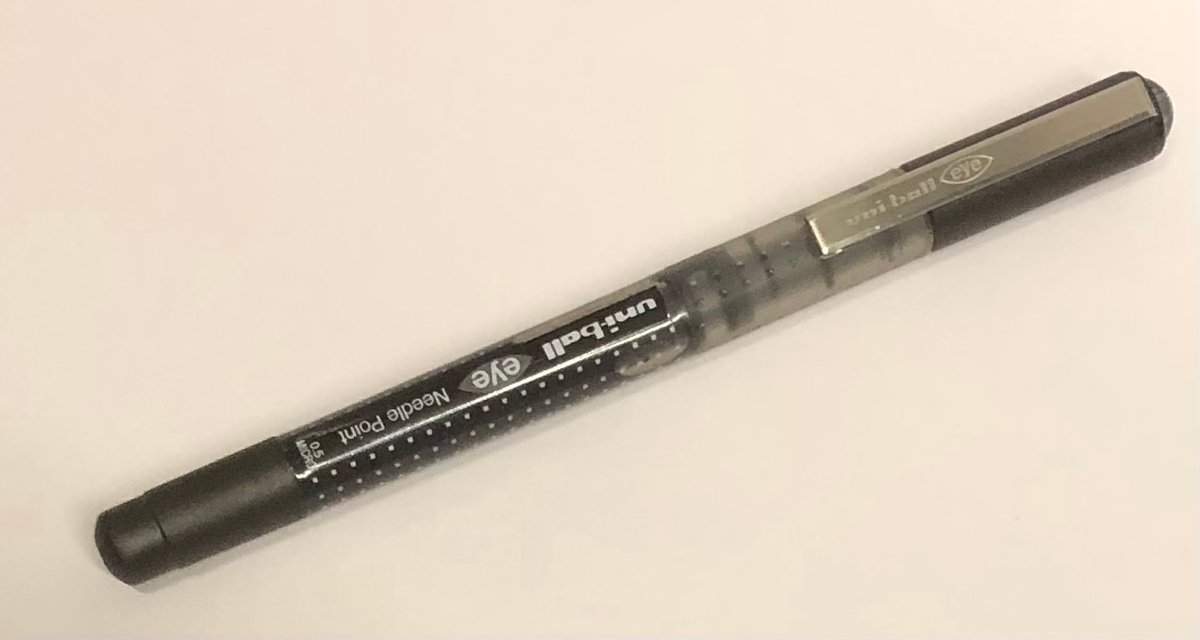 Uni UB-165 Zwarte Balpen - Vloeiend Schrijven met Pigmentinkt