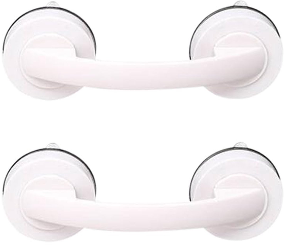 2 Stuks Douche Handvat Bad Grab Bar Zuig Handvat Grab Bars voor Douche Badkamer Badkuipen Bad Veiligheid Grab Bar met Sterke Hold Zuignap 19.4cm