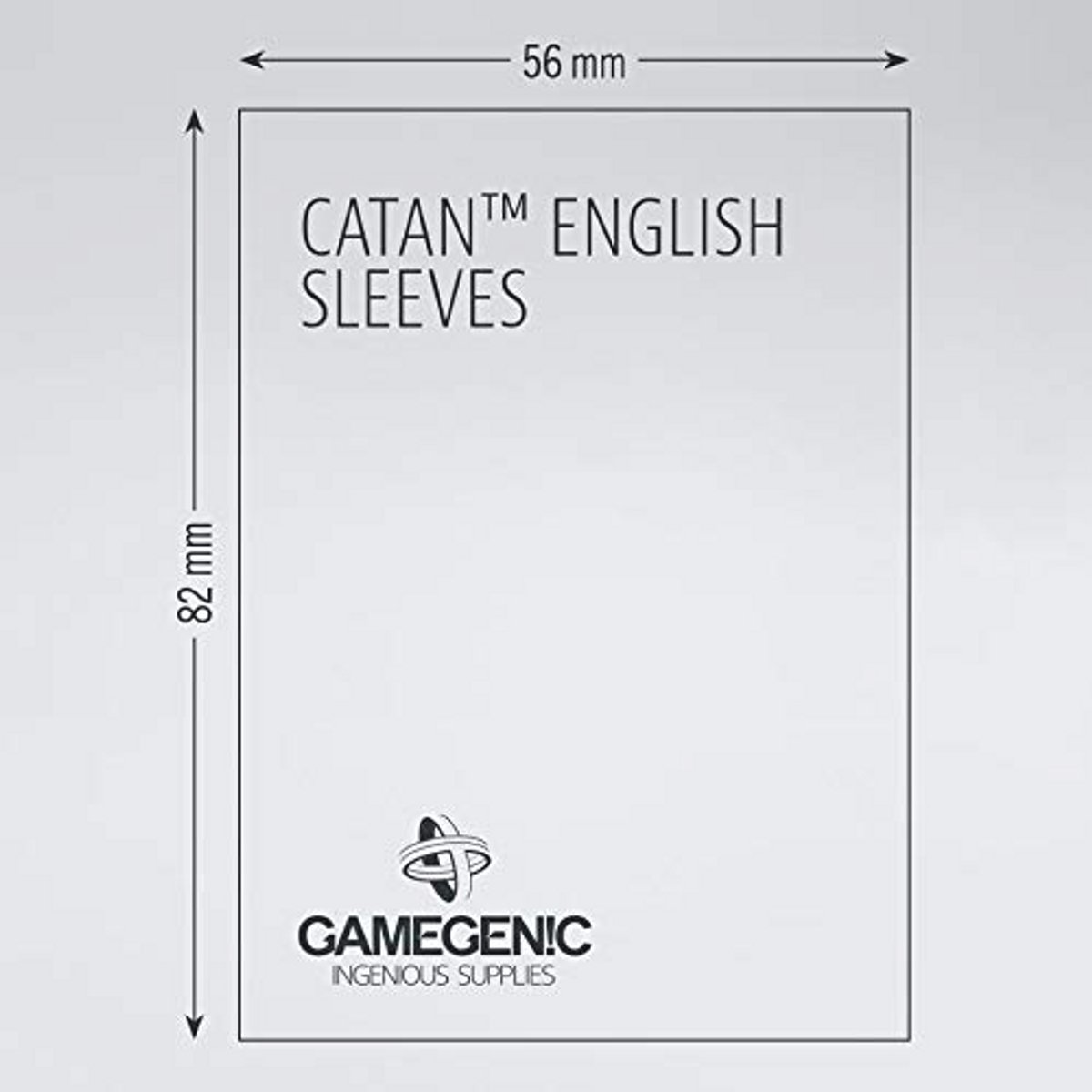 Catan-Grootte Beschermhoezen 56x82mm - Heldere Vervangende Hoezen (50 Stuks)