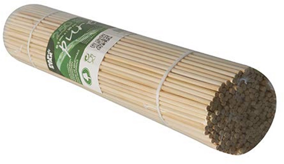 Bamboe Sjasliekspiesen 3 mm - 250 Stuks