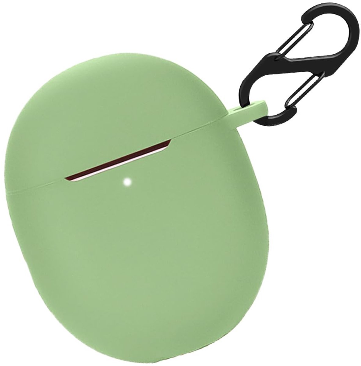 Silicone Case for Xiaomi Redmi Buds 4, Shockproof Protective Case and Skin Protective Case for Xiaomi Redmi Buds 4 with Keychain (Green)