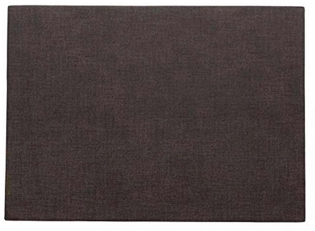 Rechthoekige Donkerbruine Placemat 46 x 33 cm van Kunststof