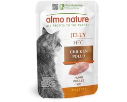 Natte Kattenvoeding met Kip - Glutenvrij en Monoproteïne - 55g, Pak van 24