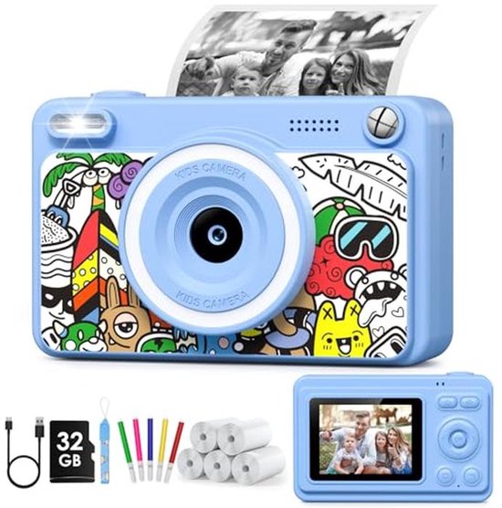 Digitale Camera, Vlogcamera Compacte Camera's met 16x Zoom 16MP 720P