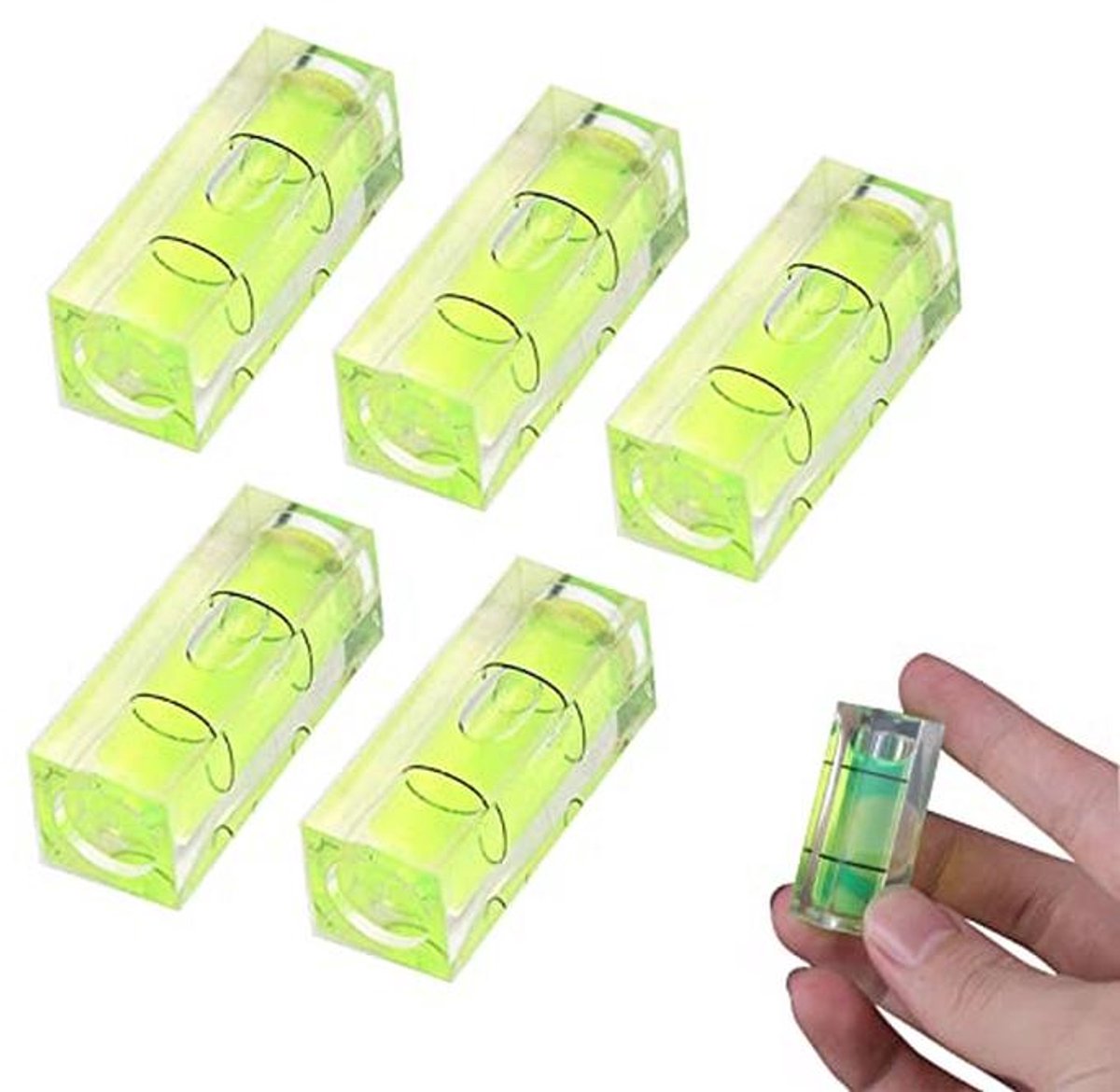 Mini Waterpas Set - 5 Stuks Precisie Bubble Levels