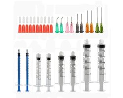 Syringe Set with Blunt Needles 1ml 2ml 5ml 10ml for DIY and Industrial Use