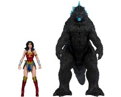 McFarlane Toys DC Justice League Monsterverse DC Multiverse Action Figuur 2-Pack Wonder Woman Vs. Atomic Blast Godzilla 18 cm Action Figuur