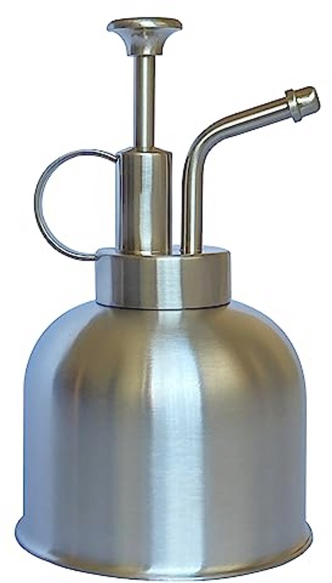 Roestvrijstalen plantensproeier - Kleine gieter met ergonomisch ontwerp voor binnen- en buitentuinen (0.3L)