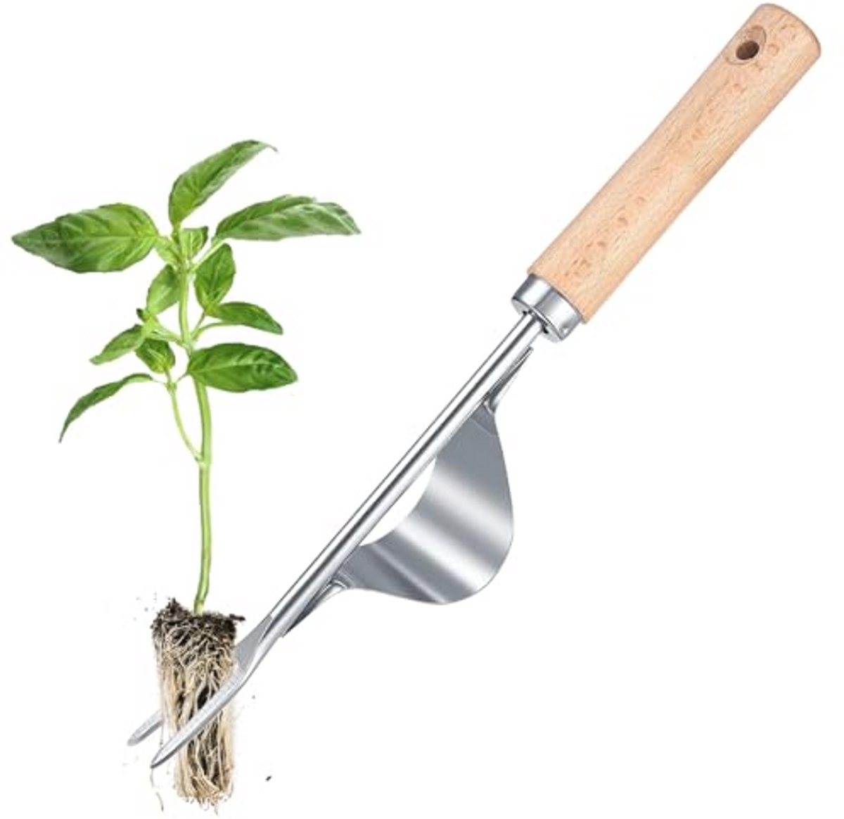 Handmatige Onkruidverdelger voor Tuinen en Moestuinen - Draagbare Worteltrekker en Onkruidwiedgereedschap