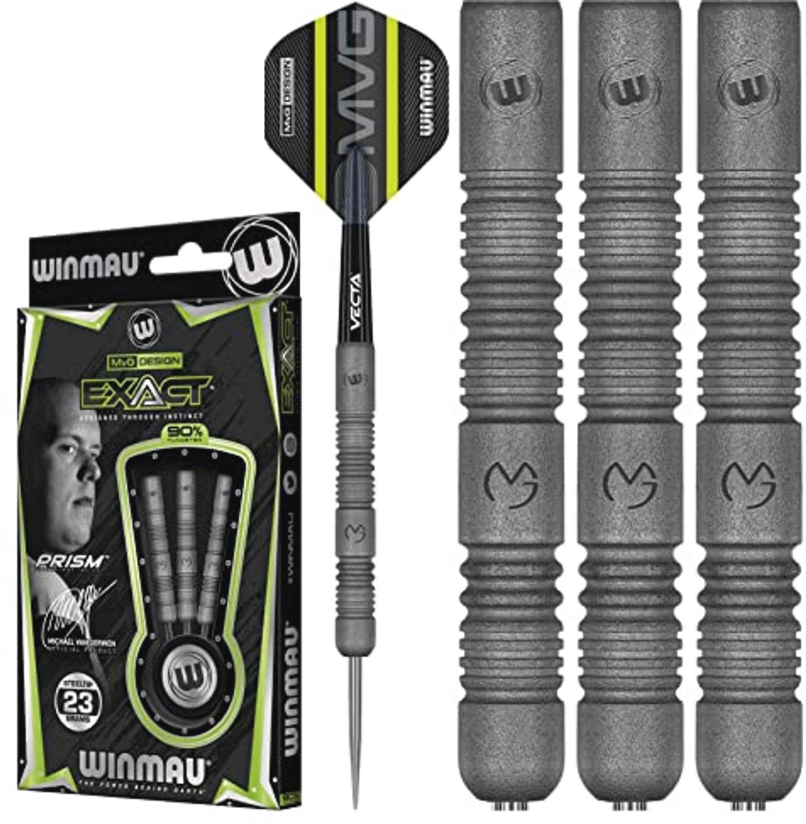 Professionele 23g Tungsten Darts Set met Vluchten en Stelen