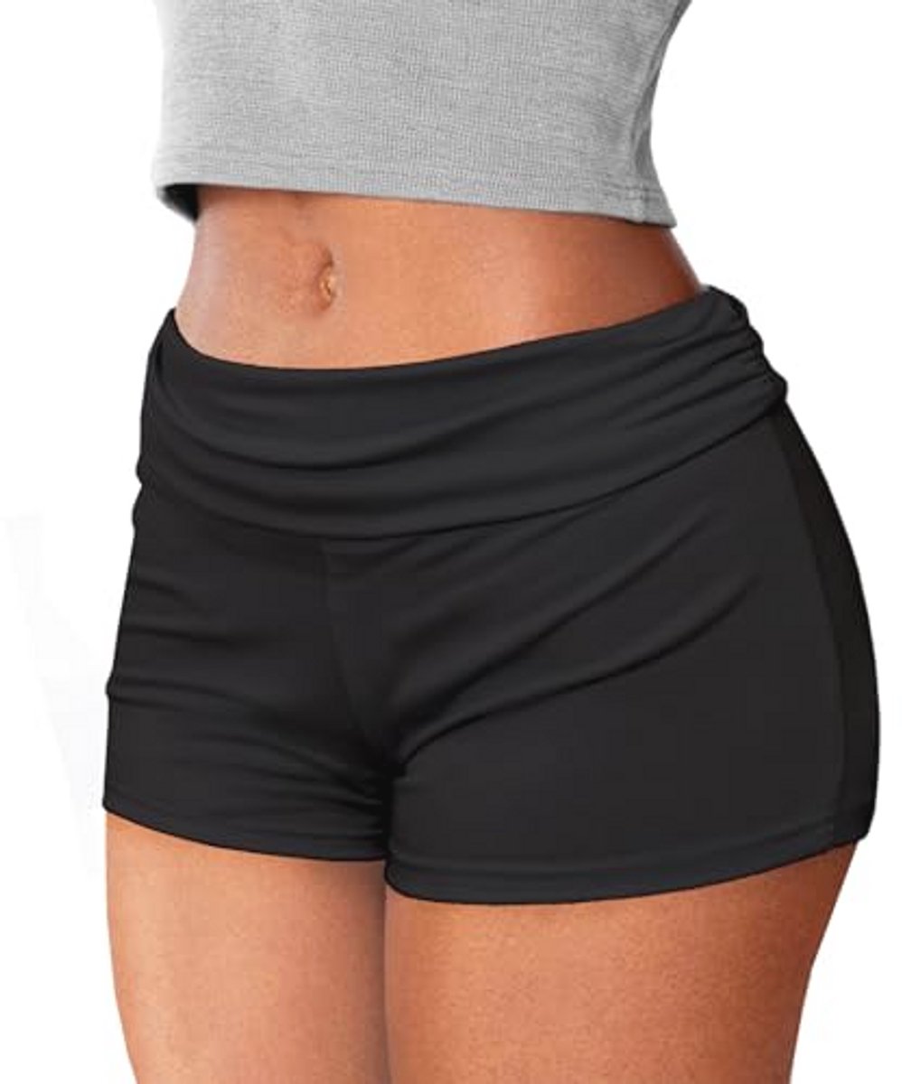Vrouwen Zomer Hot Pants Slapende Shorts Vouwbare Lage Taille Sexy Pyjama Broekjes