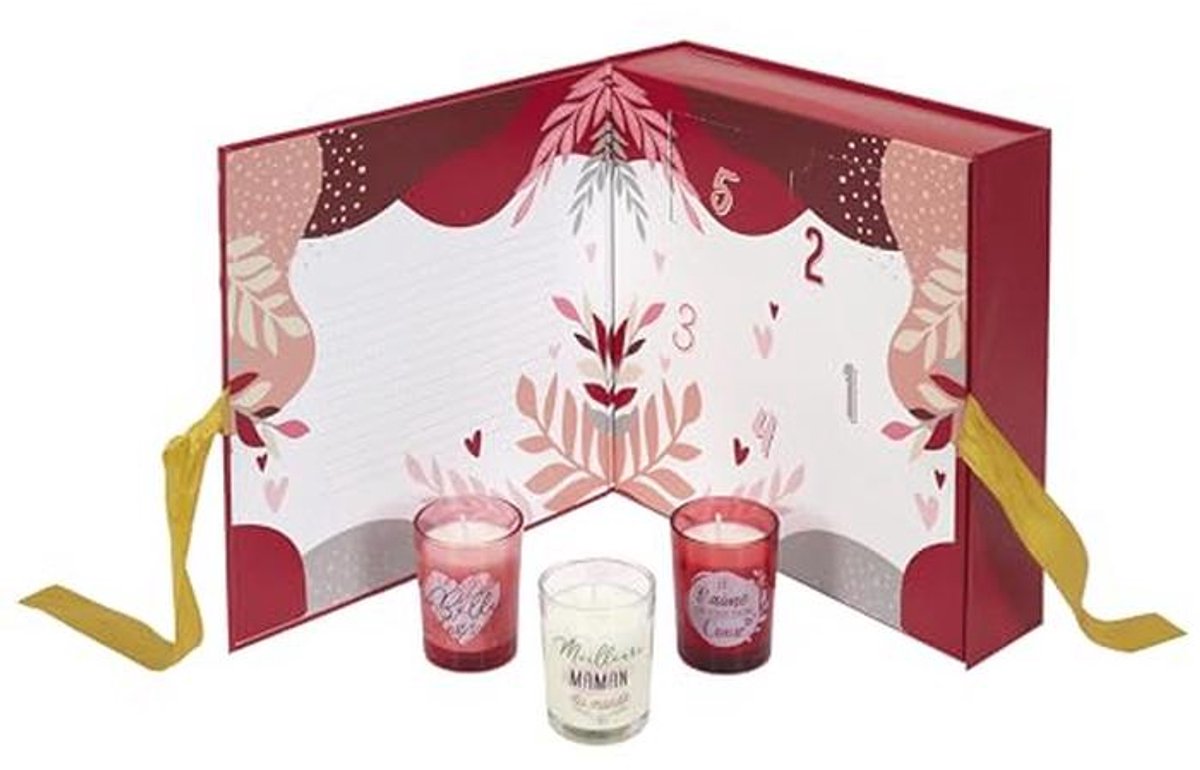 Geurkaarsen Set van 5 - Hoogte 6,2 cm - Decoratieve Aroma Kaarsen