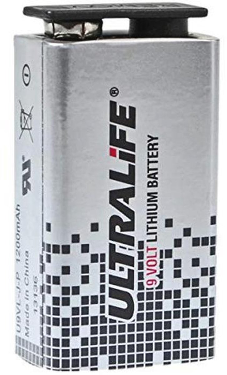 9 Volt Lithium Batterij 1200mAh - Langdurige Energiebron voor Rookmelders