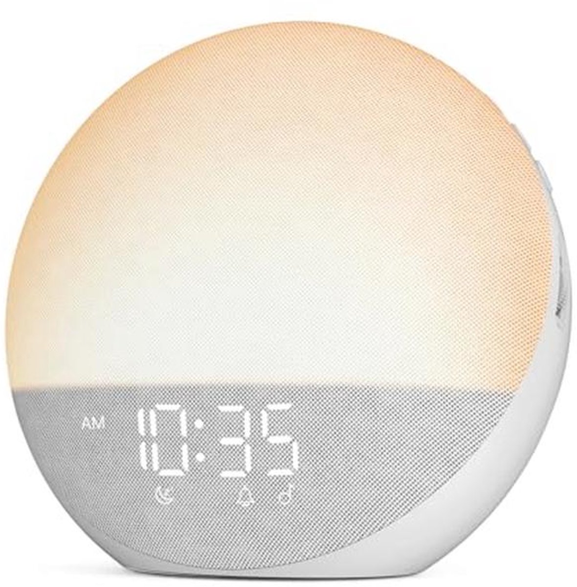Natuurlijke Lichtwekker met Bluetooth-Luidspreker en Dimbare Klok voor Slaapkamer - 25 Slaapgeluiden