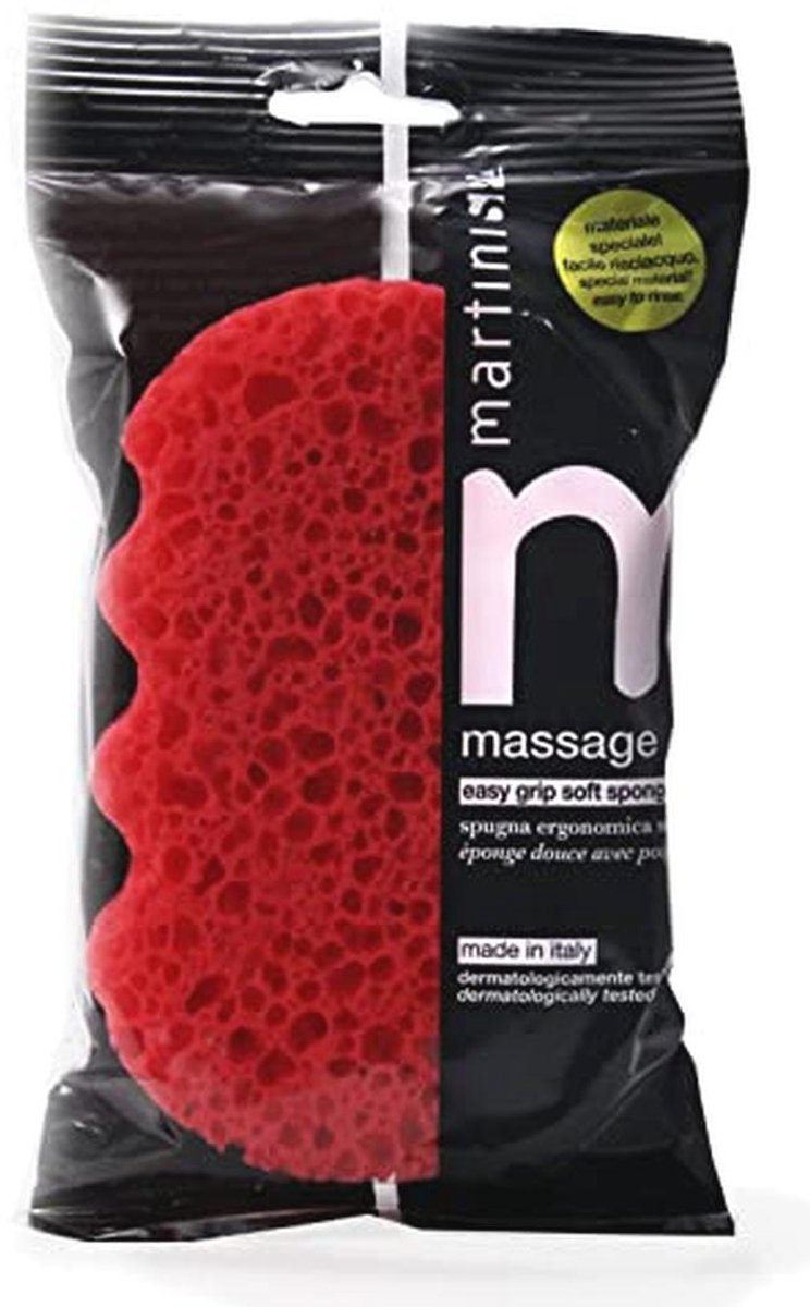 Ergonomische Massage Spons voor Zachte Huidreiniging - Verschillende Kleuren