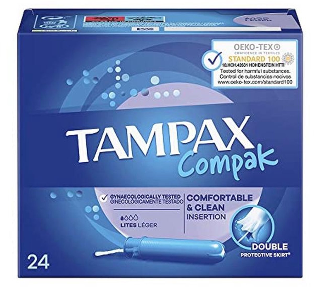Compaq Lites Tampons - 24 Stuks - Verpakking voor Comfort en Bescherming