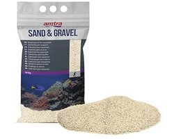 Fijn wit kwarts-aquariumzand voor zoet en zout water - 10 kg