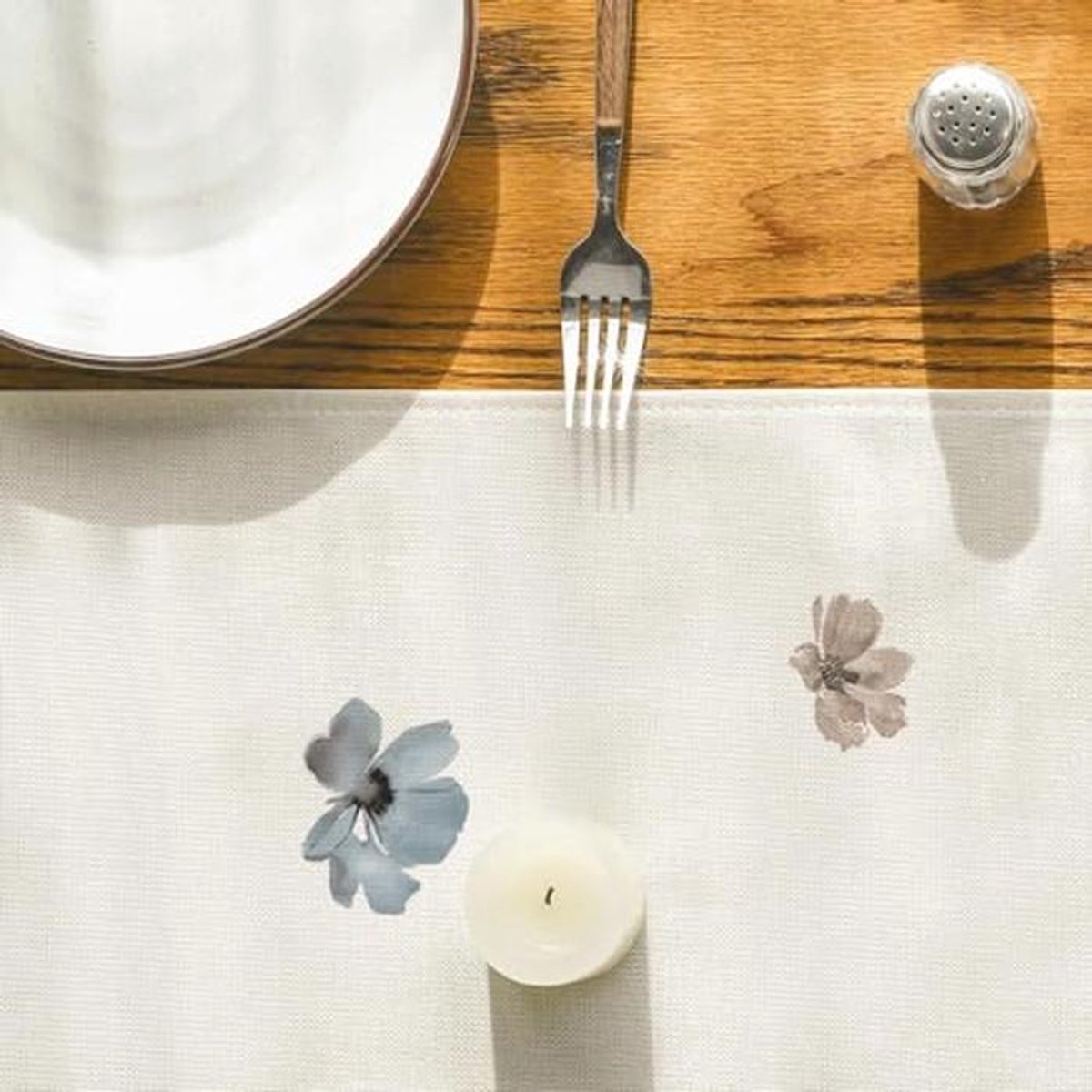 Tafelloper Bloemen en Bladeren - Lente en Herfst Decoratie 40 x 240 cm