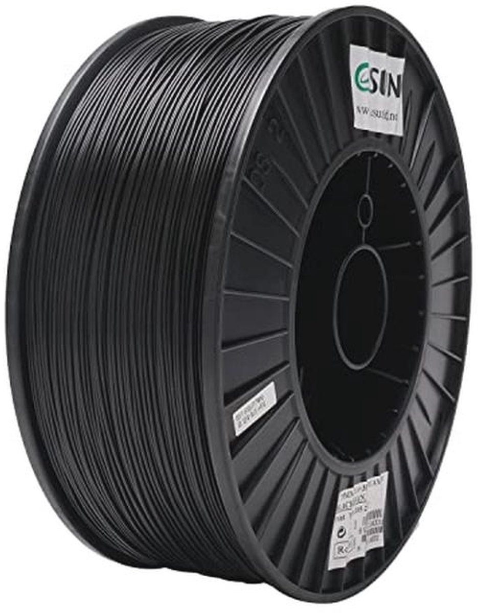 PLA+ 3D Printer Filament 1.75mm - Zwart, 3KG, Hoge Kwaliteit en Nauwkeurigheid