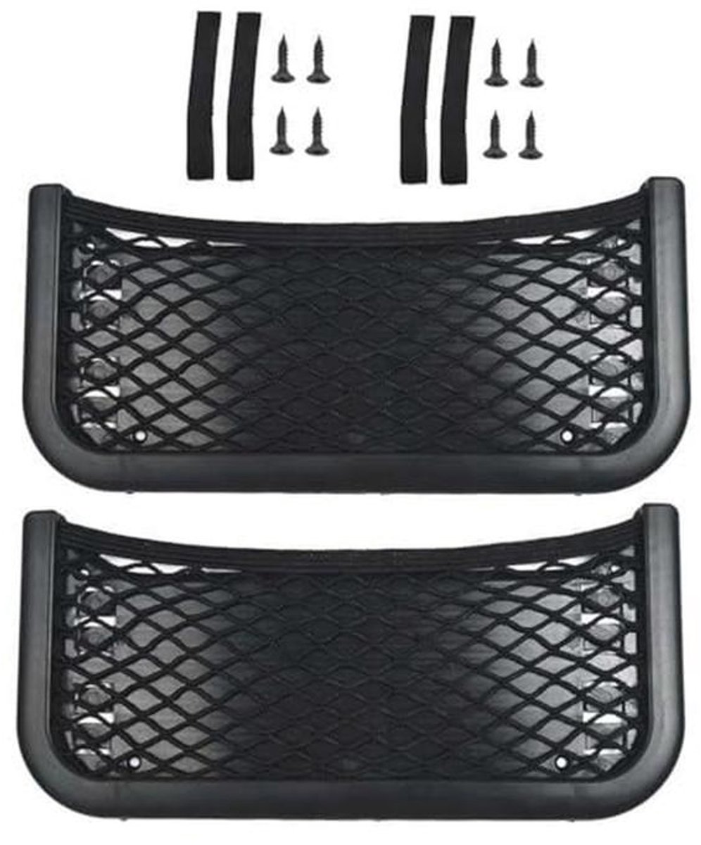 Set van 2 Auto Stretch Netten - Universele Opbergnets voor Telefoons en Accessoires